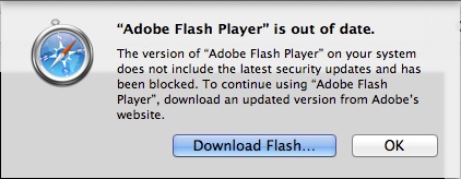 Adobe flash player security issues