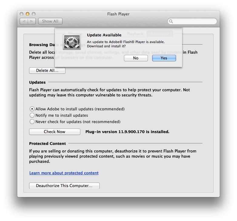 Download adobe flash player for mac